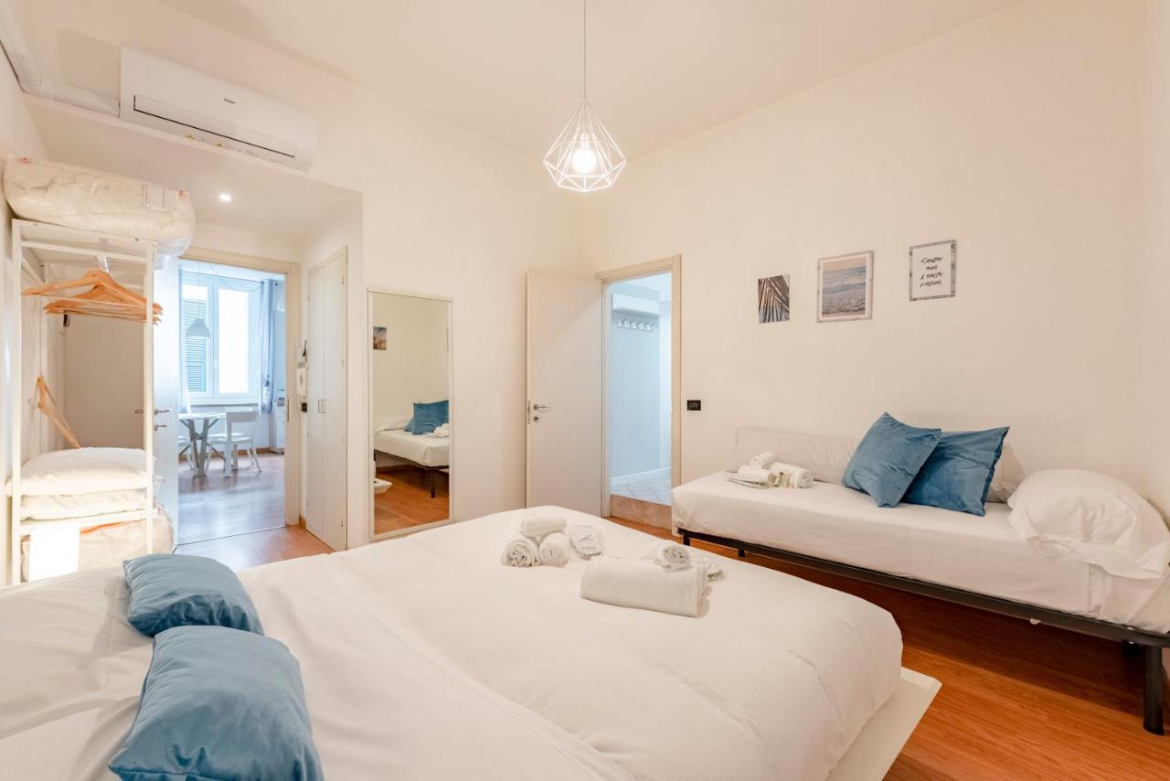 Mazzini 12 Very Central Apartment With Private Garage, Air Conditioning, Wifi, Just 50 Meters From The Beach Рапалло Экстерьер фото
