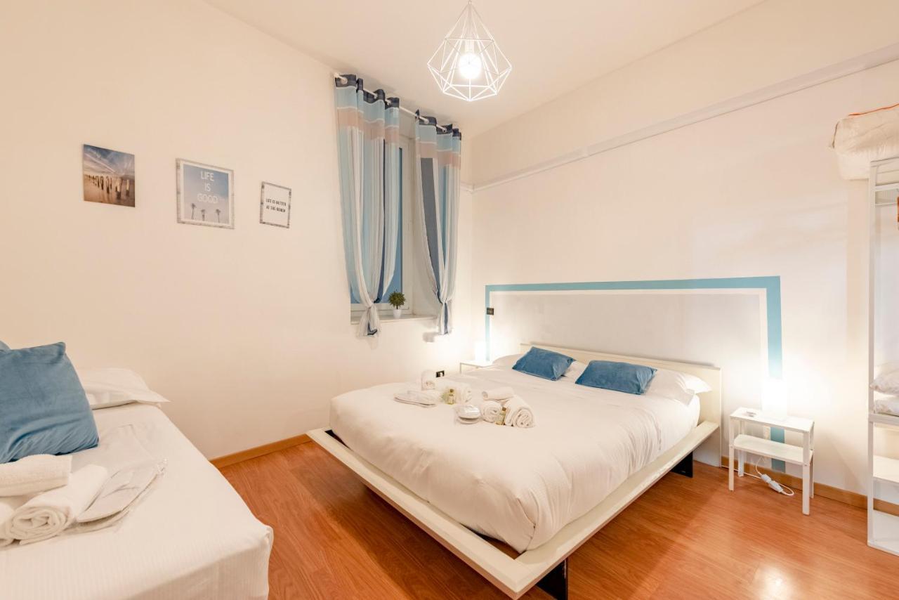 Mazzini 12 Very Central Apartment With Private Garage, Air Conditioning, Wifi, Just 50 Meters From The Beach Рапалло Экстерьер фото